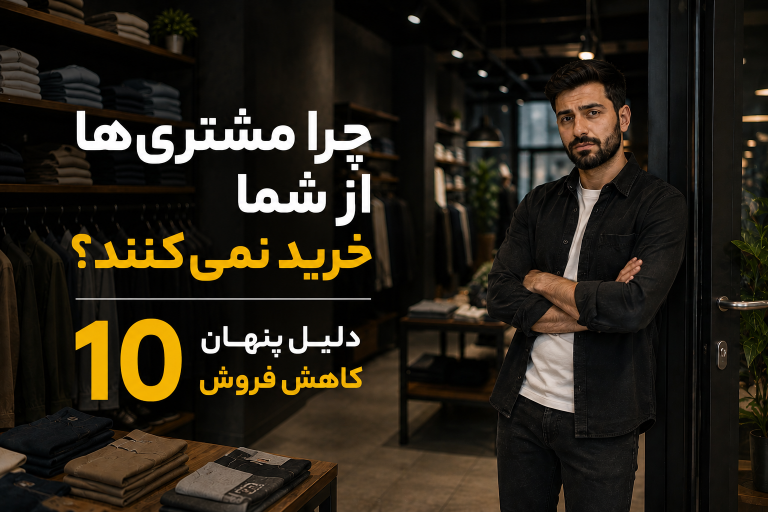 چرا مشتری‌ها از شما خرید نمی‌کنند؟10 دلیل پنهان کاهش فروش